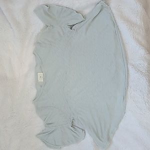 T.la Anthropology light blue blouse